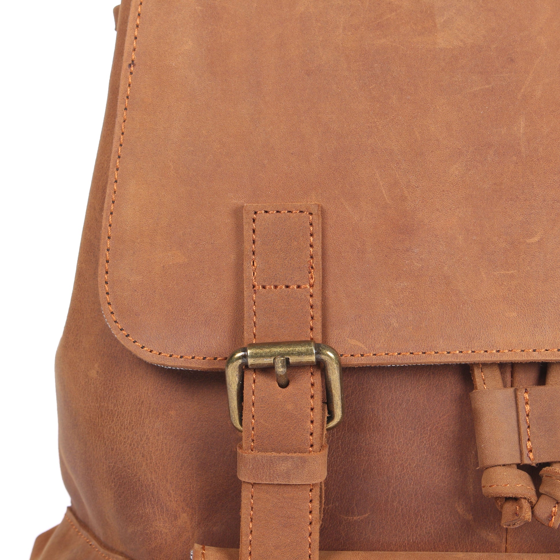 FLAM | Leather Drawstring Backpack - Retail Flare