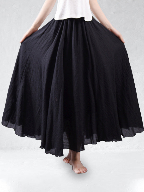 Pearl Shiny Skirt - Effortless Movement - Retail Flare