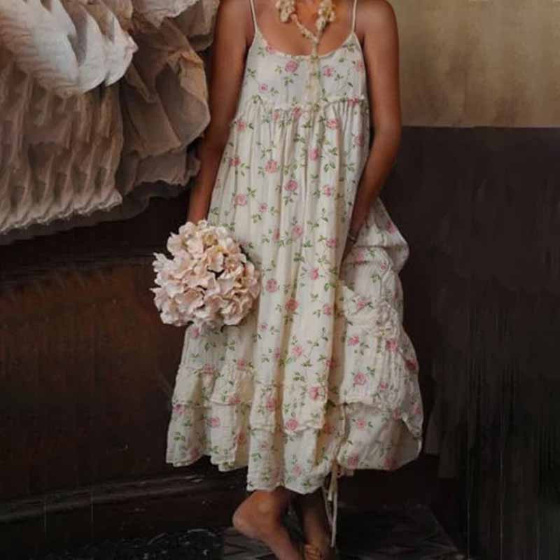 Barbara | Floral Maxi Dress - Effortless Elegance - Retail Flare