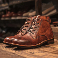 HUNTER™ | Men's Leather Boots - Retail Flare