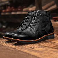 HUNTER™ | Men's Leather Boots - Retail Flare