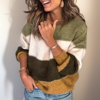 Lianni | Cozy Luxury Striped Sweater - Retail Flare