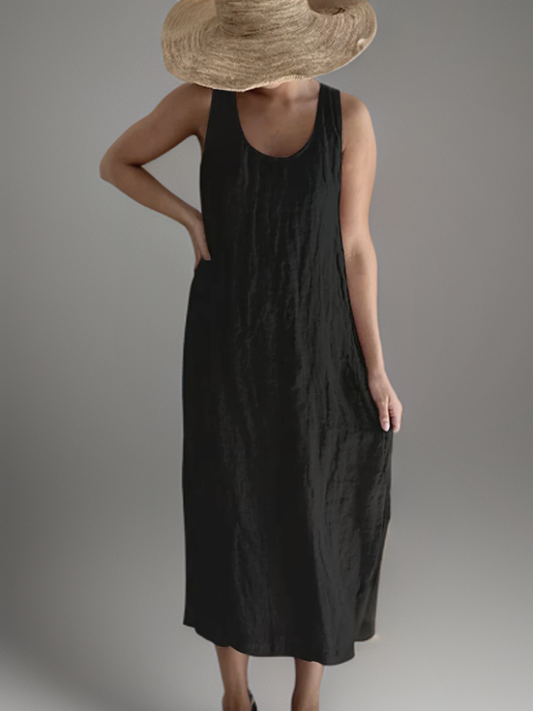 DANIELLA | Elegant Sleeveless Maxi Dress - Retail Flare