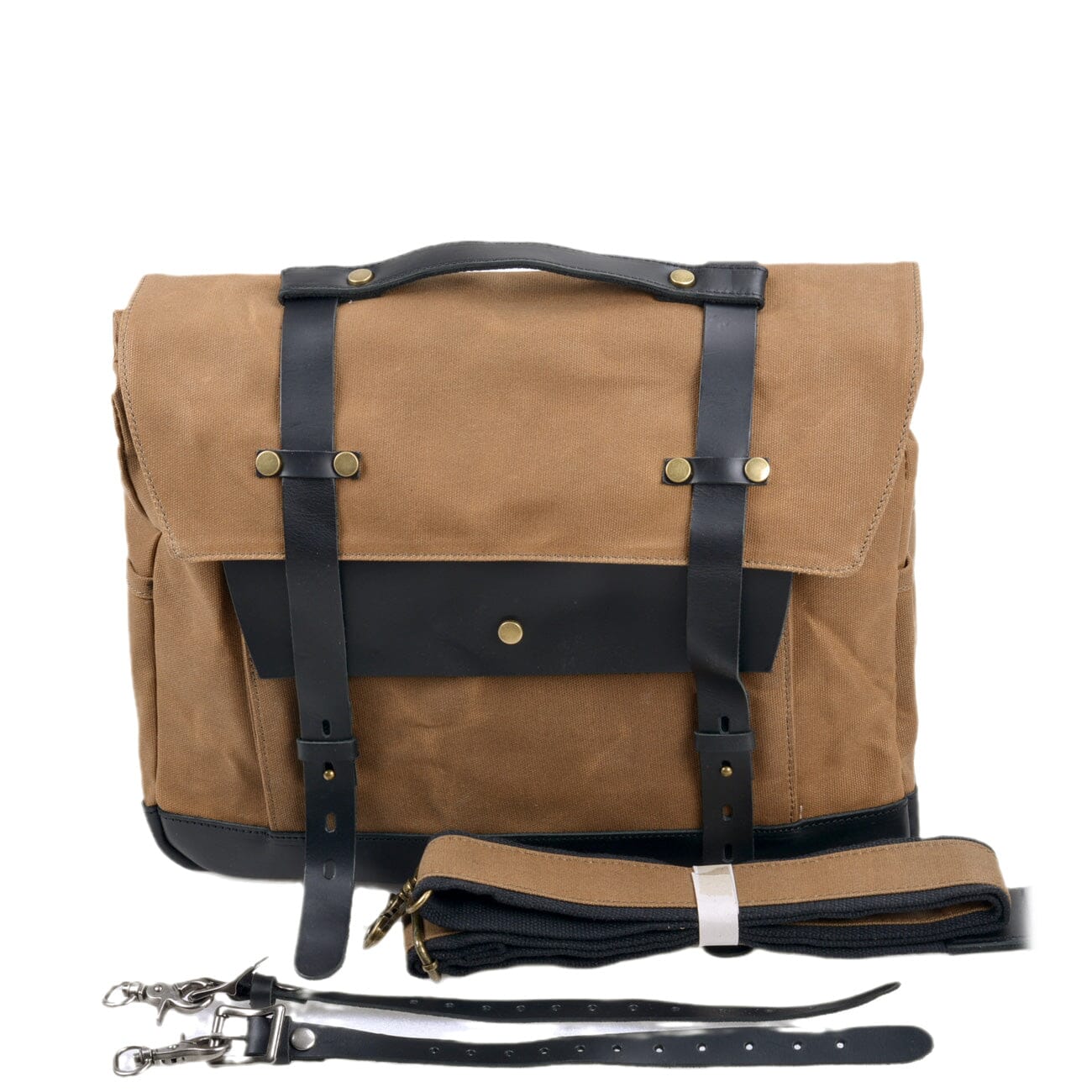 SEATTLE | Canvas Motorcycle Saddlebag - Retail Flare