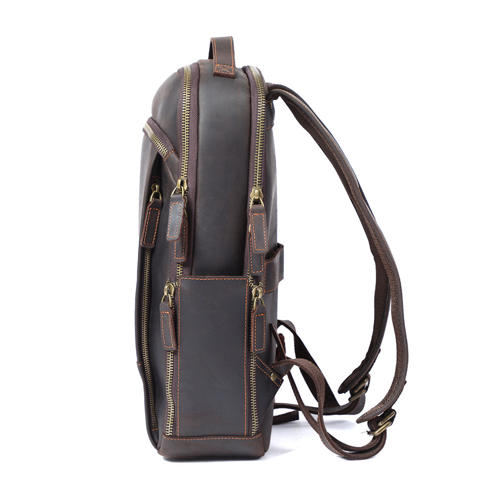 LARVIK | Leather Laptop Backpack - Retail Flare