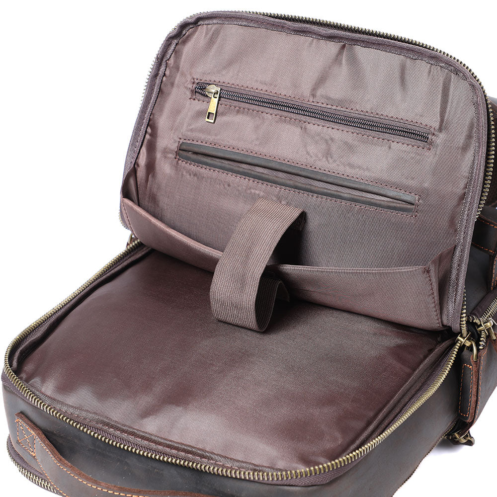 LARVIK | Leather Laptop Backpack - Retail Flare