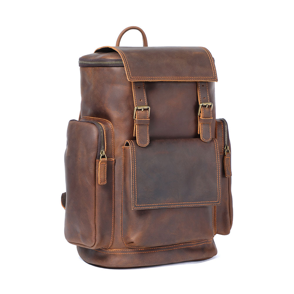 KALMAR | Leather Laptop Backpack - Retail Flare