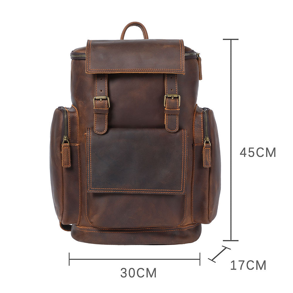 KALMAR | Leather Laptop Backpack - Retail Flare