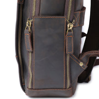 LARVIK | Leather Laptop Backpack - Retail Flare