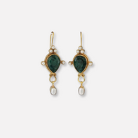 GABY | Vintage Earrings with Pearl