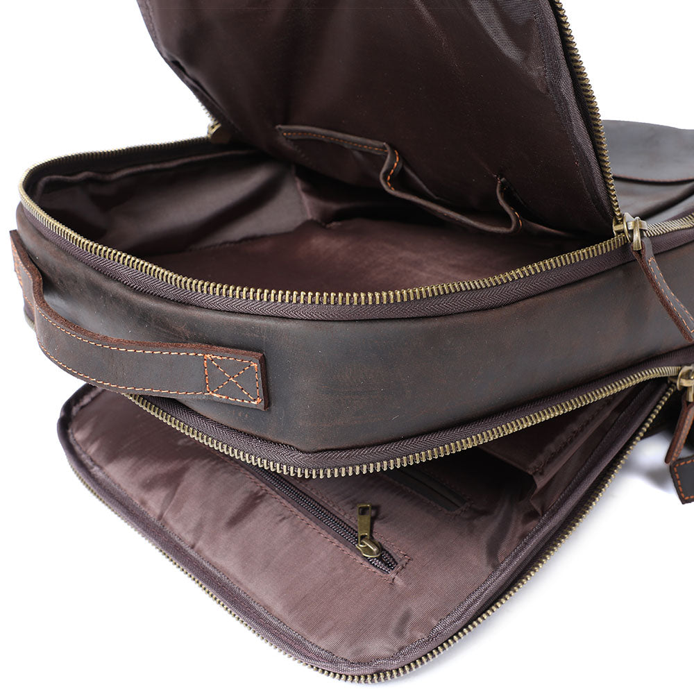 LARVIK | Leather Laptop Backpack - Retail Flare