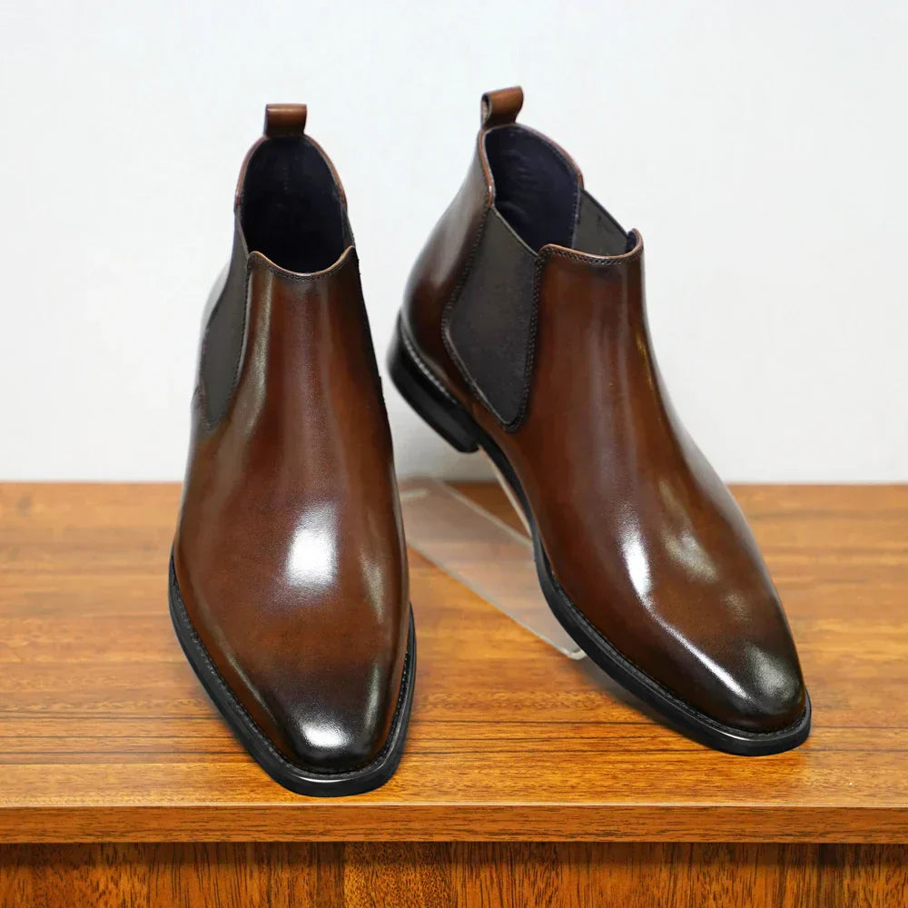 BLAKE™ | Refined Leather Chelsea Boots - Retail Flare