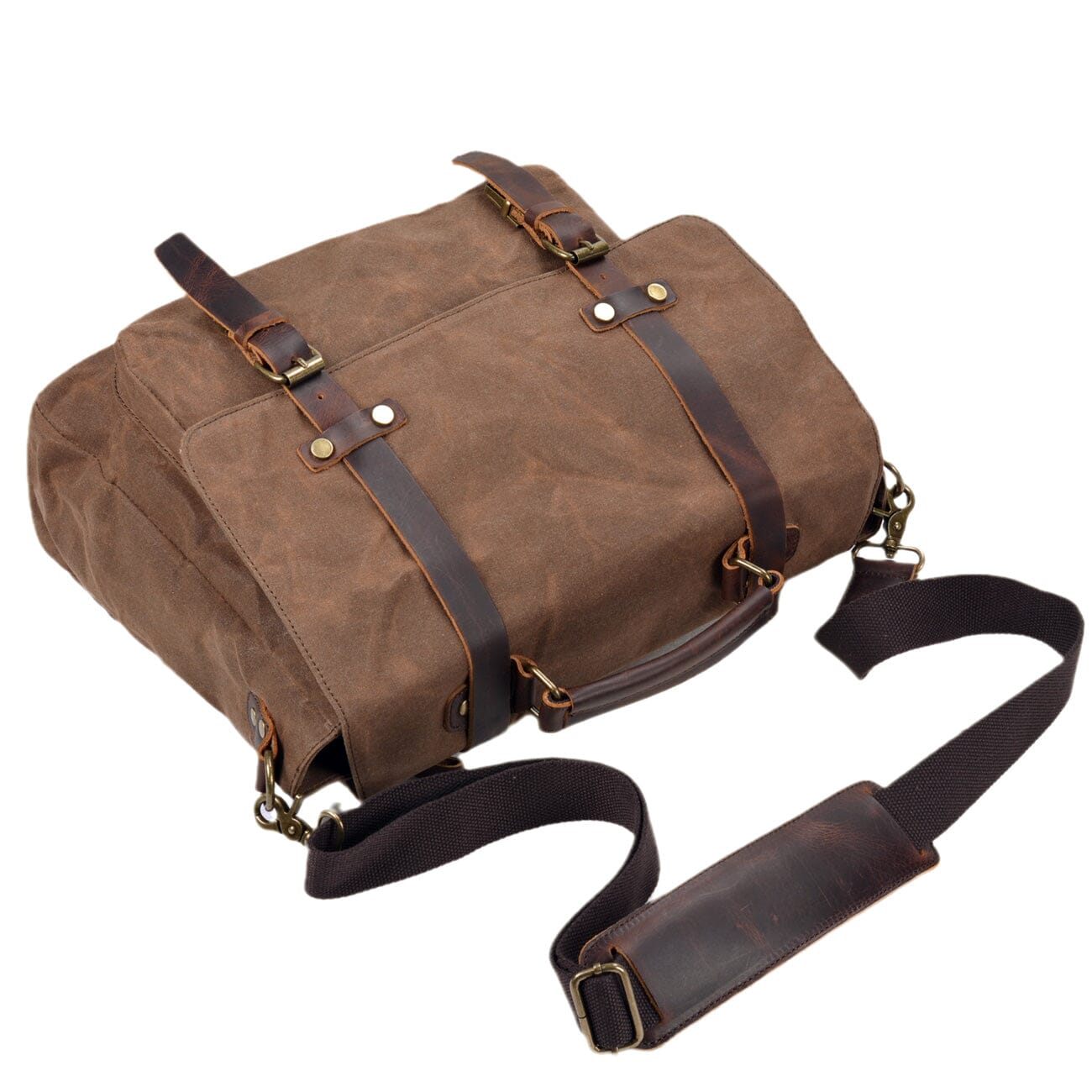 BRUGES | Canvas and Leather Shoulder Bag - Retail Flare