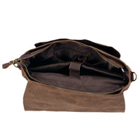 BRUGES | Canvas and Leather Shoulder Bag - Retail Flare