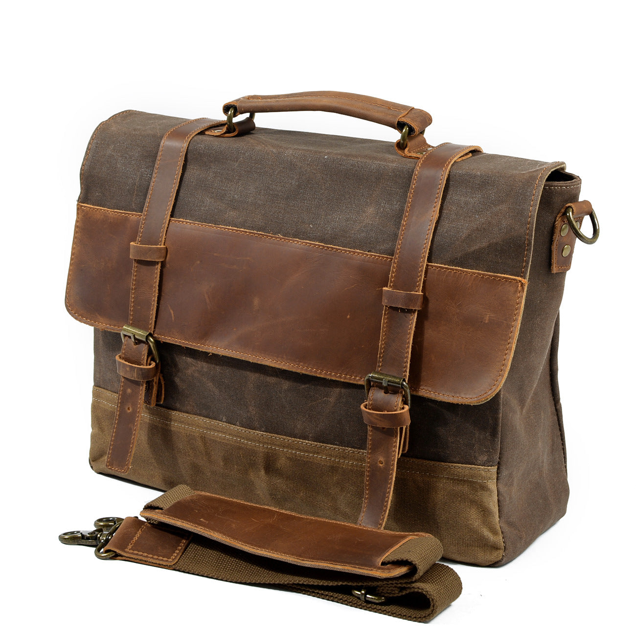 MOKALO | Waxed Canvas Messenger Bag - Retail Flare