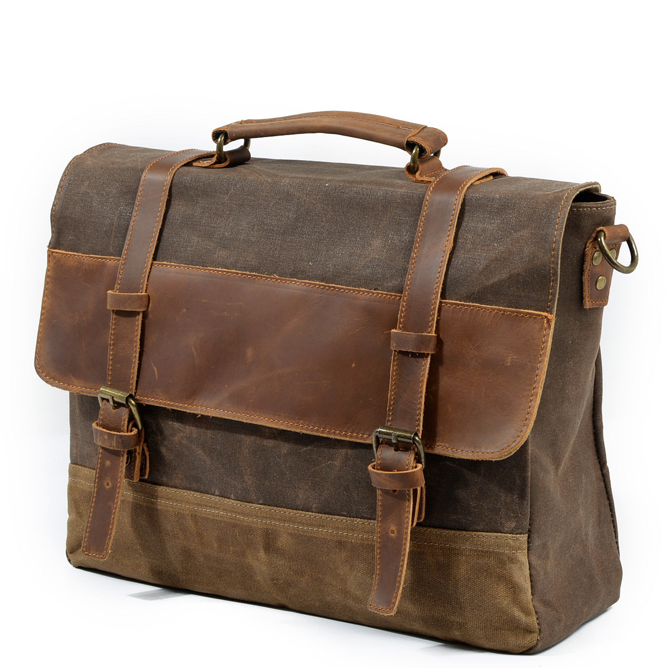 MOKALO | Waxed Canvas Messenger Bag - Retail Flare