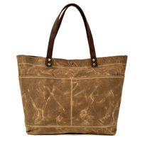 BOVEC | Waxed Canvas Tote Bag - Retail Flare